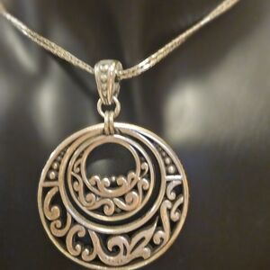 Brighton Silver Double-Circle Necklace
